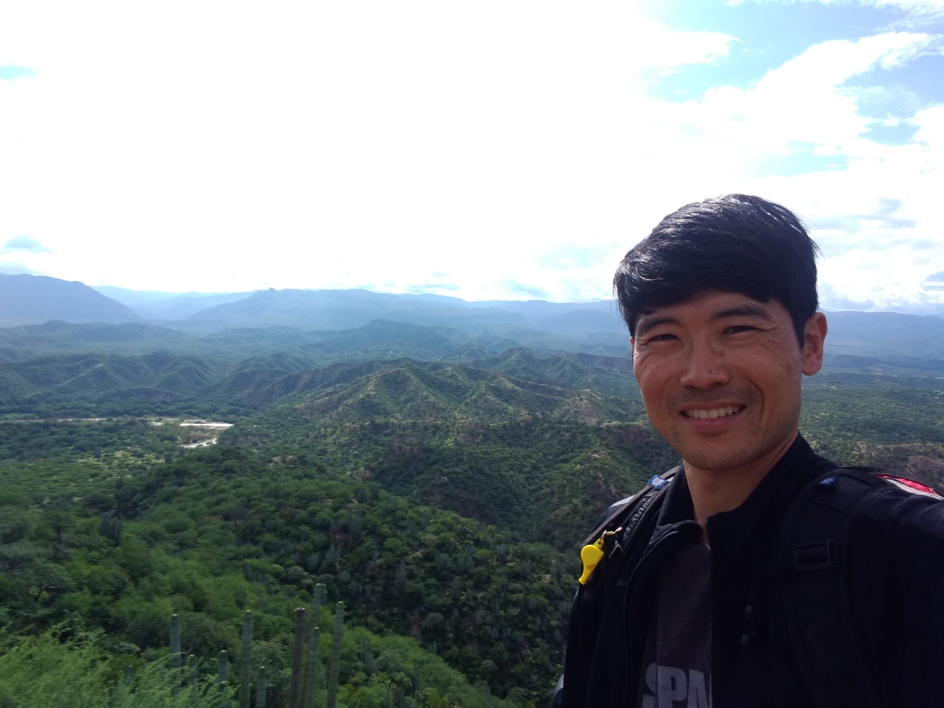 Mexican tourist guide Isao Iwasaki guides the nature of Oaxaca