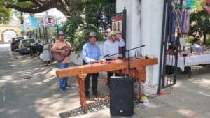 Marimba | メキシコのプライベートツアー | MCT メキシコの街中で木琴をたたく人々