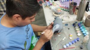 メキシコのオアハカにあるアレブリヘスの工房