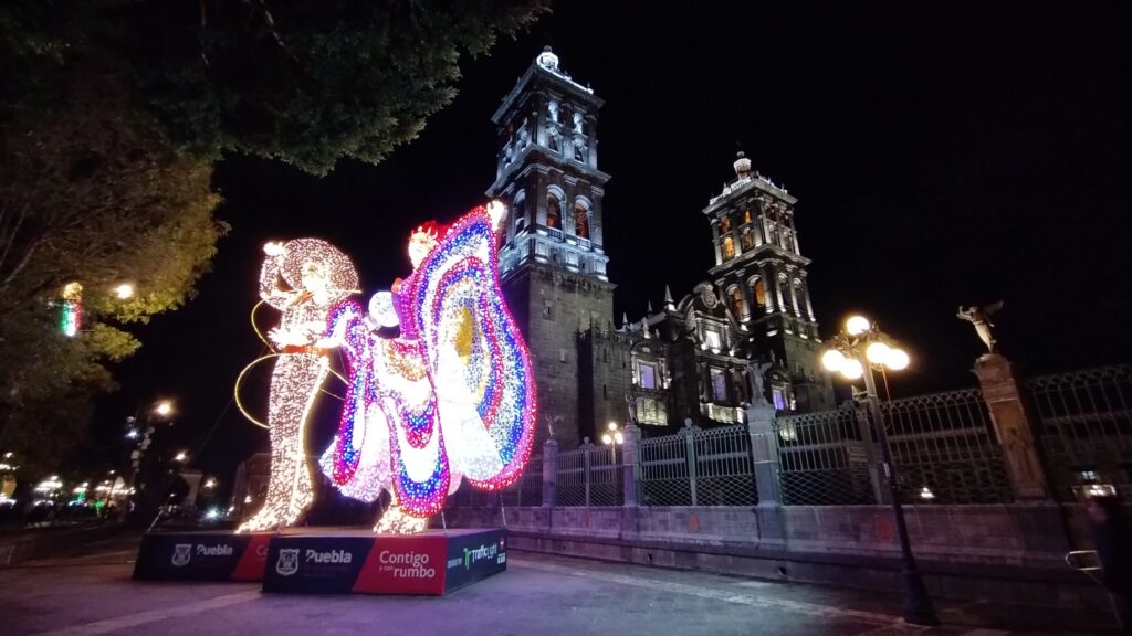 メキシコの世界遺産プエブラ市中心部