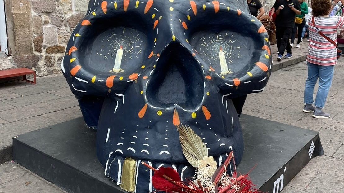 メキシコの死者の日のガイコツ