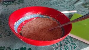 メキシコのオアハカの伝統飲料テハテ